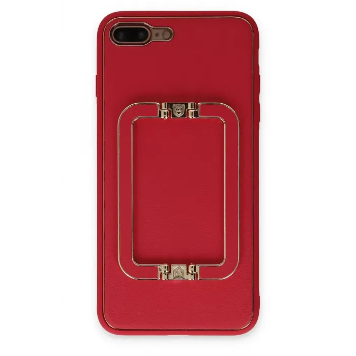 Newface iPhone 7 Plus Kılıf Coco Elit Kapak - Kırmızı