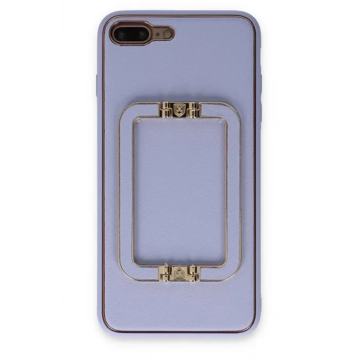 Newface iPhone 7 Plus Kılıf Coco Elit Kapak - Lila