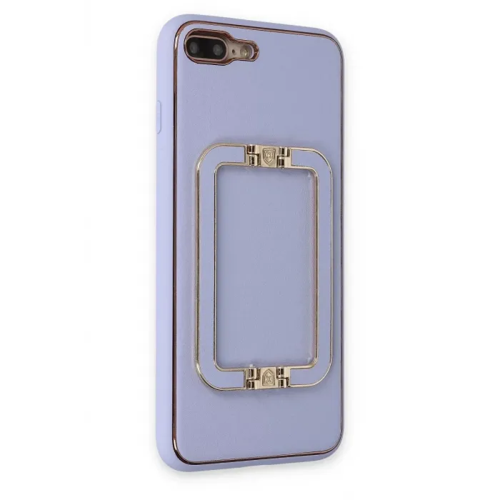 Newface iPhone 7 Plus Kılıf Coco Elit Kapak - Lila