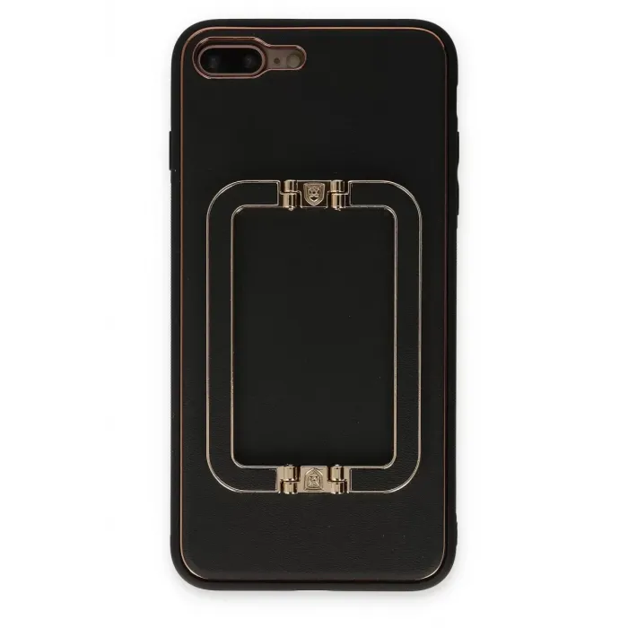 Newface iPhone 7 Plus Kılıf Coco Elit Kapak - Siyah