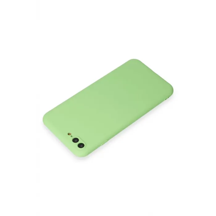 Newface iPhone 7 Plus Kılıf First Silikon - Açık Yeşil