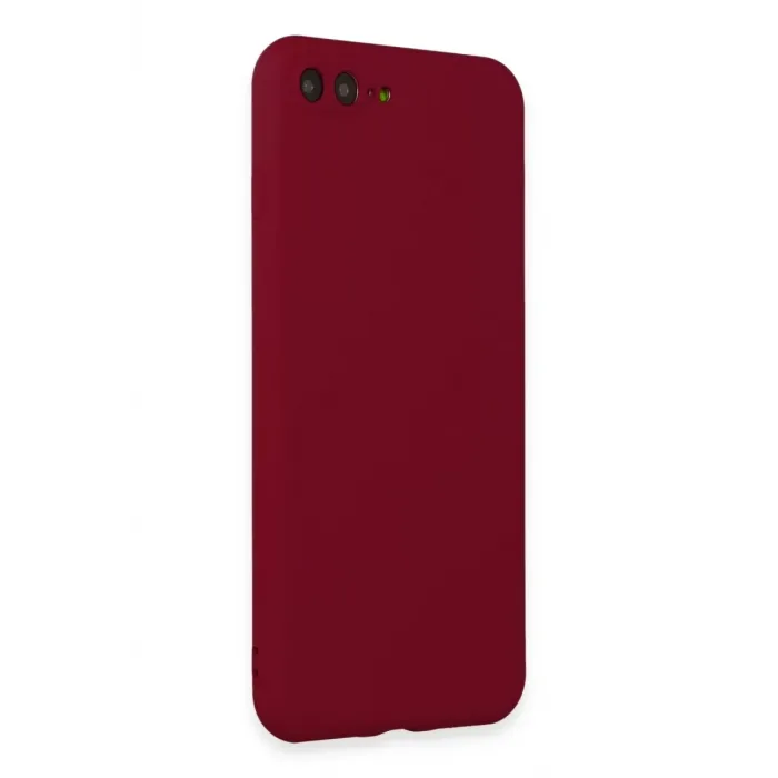 Newface iPhone 7 Plus Kılıf First Silikon - Bordo