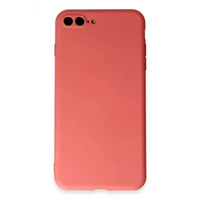 Newface iPhone 7 Plus Kılıf First Silikon - Kiremit