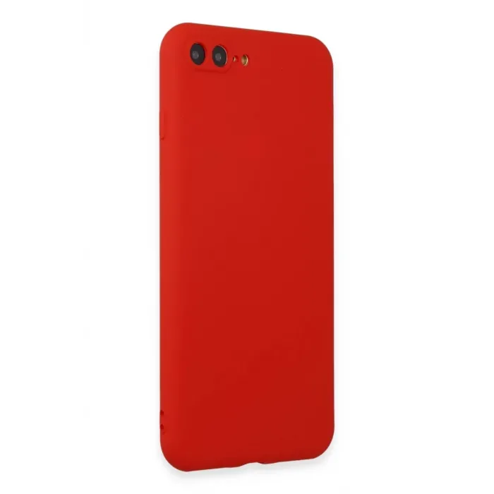 Newface iPhone 7 Plus Kılıf First Silikon - Kırmızı