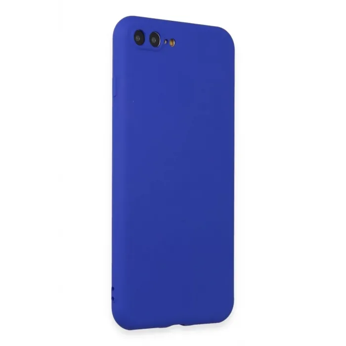 Newface iPhone 7 Plus Kılıf First Silikon - Koyu Mavi