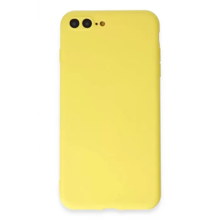 Newface iPhone 7 Plus Kılıf First Silikon - Sarı