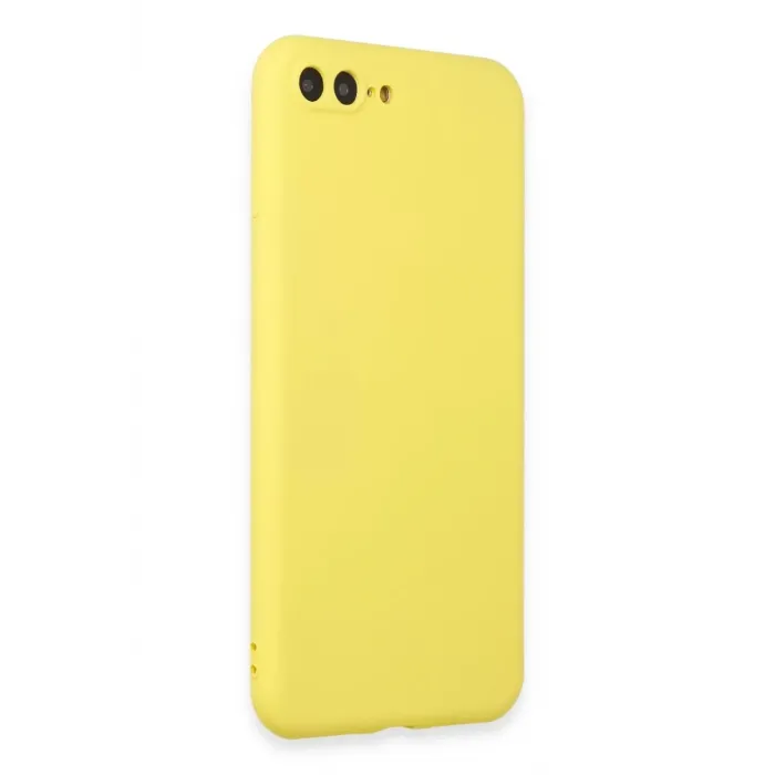 Newface iPhone 7 Plus Kılıf First Silikon - Sarı