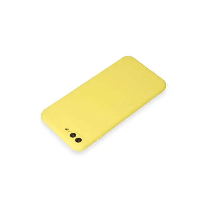 Newface iPhone 7 Plus Kılıf First Silikon - Sarı
