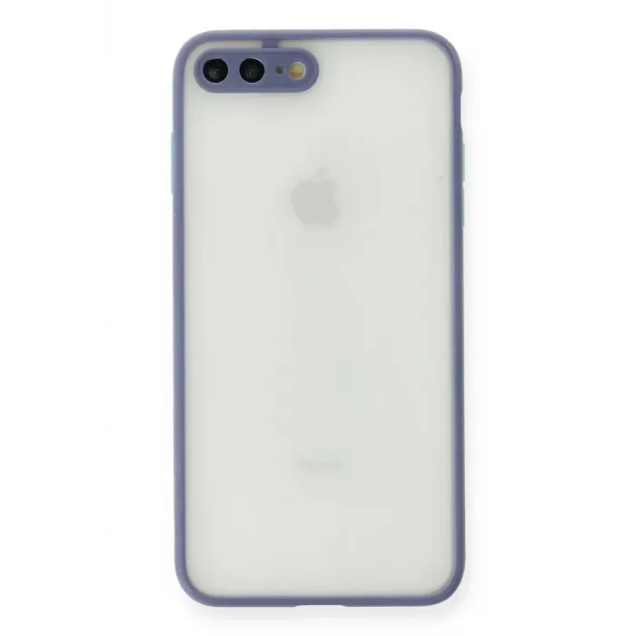 Newface iPhone 7 Plus Kılıf Montreal Silikon Kapak - Gri