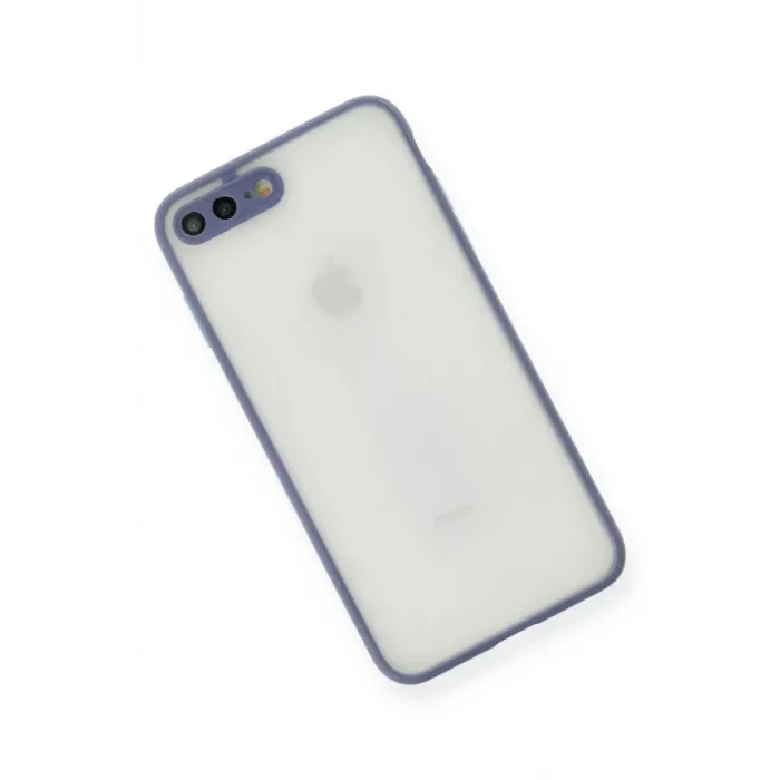 Newface iPhone 7 Plus Kılıf Montreal Silikon Kapak - Gri