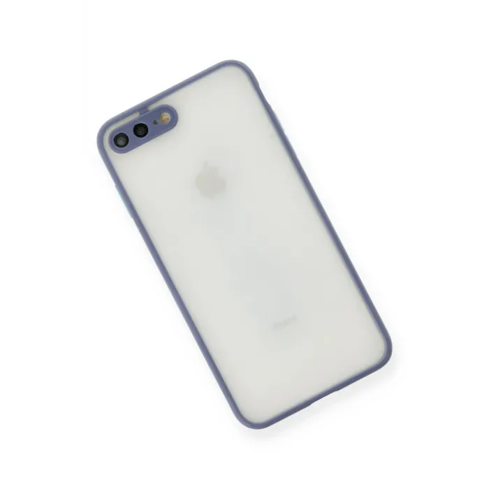 Newface iPhone 7 Plus Kılıf Montreal Silikon Kapak - Gri