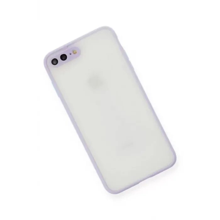 Newface Apple iPhone 7 Plus Kılıf Montreal Silikon Kapak - Mor