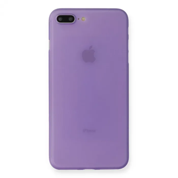 Newface iPhone 7 Plus Kılıf PP Ultra İnce Kapak - Mor