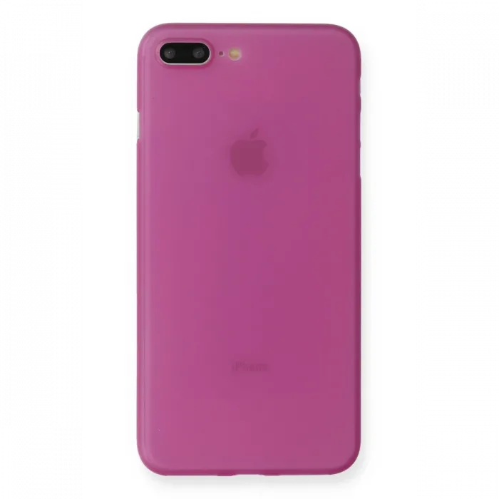 Newface iPhone 7 Plus Kılıf PP Ultra İnce Kapak - Pembe