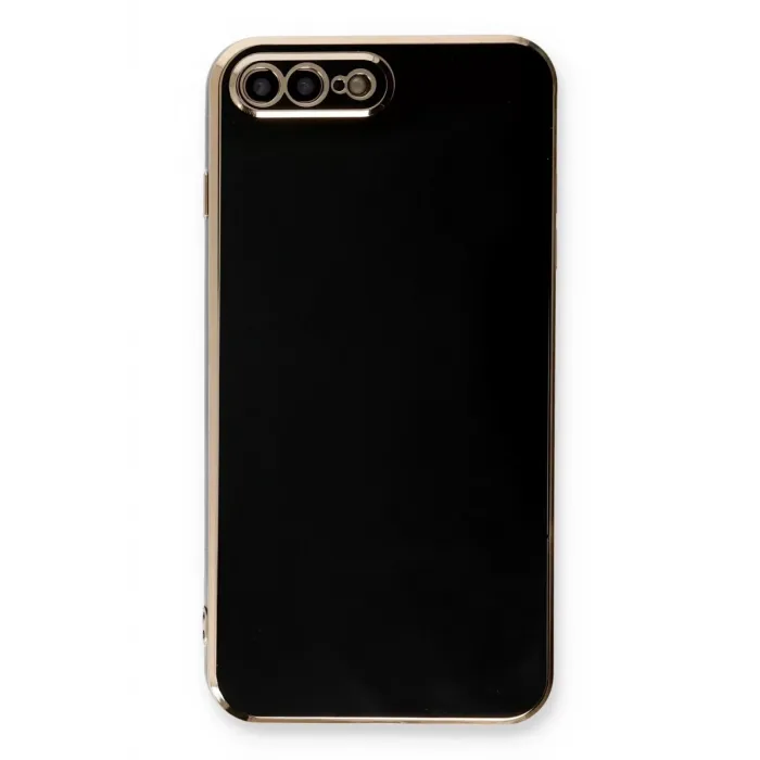 Newface iPhone 7 Plus Kılıf Volet Silikon - Siyah