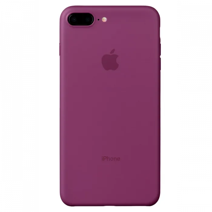 Newface iPhone 8 Plus Kılıf PP Ultra İnce Kapak - Pembe