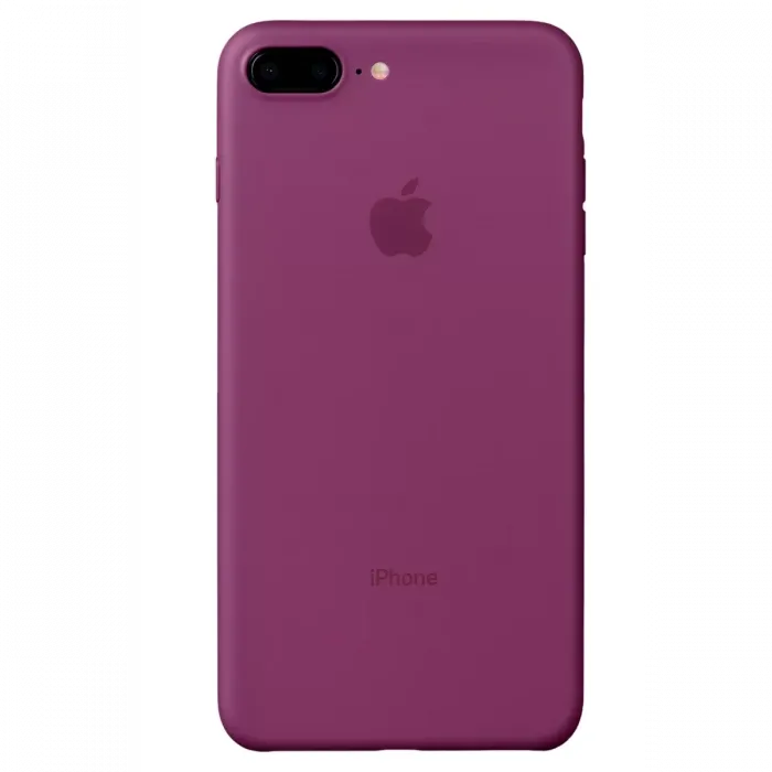 Newface iPhone 8 Plus Kılıf PP Ultra İnce Kapak - Pembe