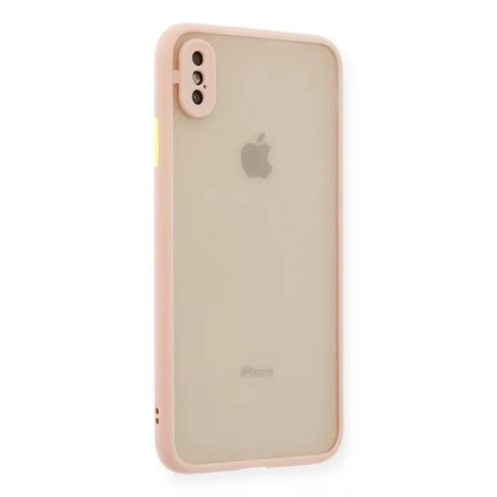 Newface iPhone X Kılıf Montreal Silikon Kapak - Pembe