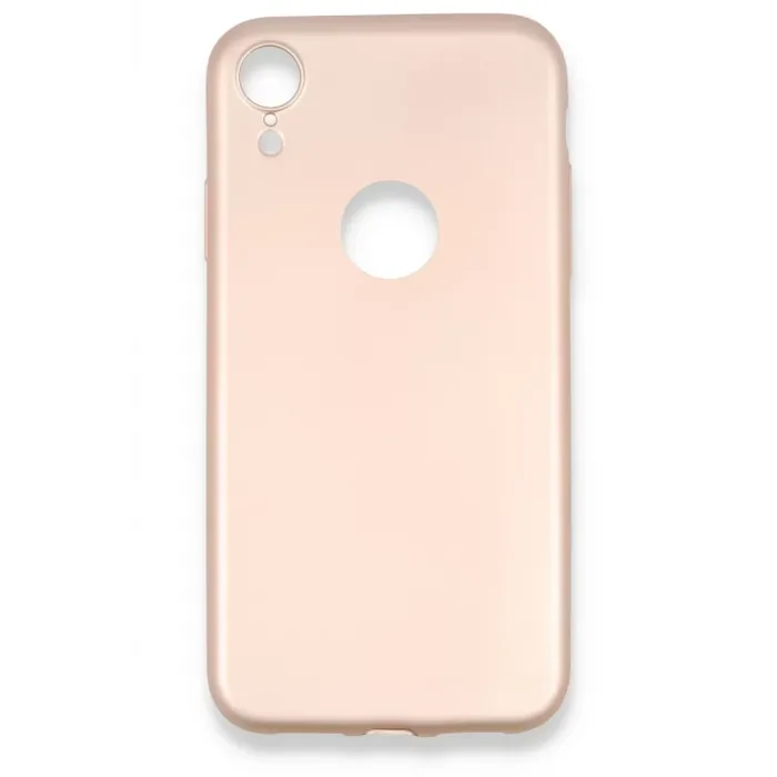 Newface iPhone XR Kılıf First Silikon - Rose Gold