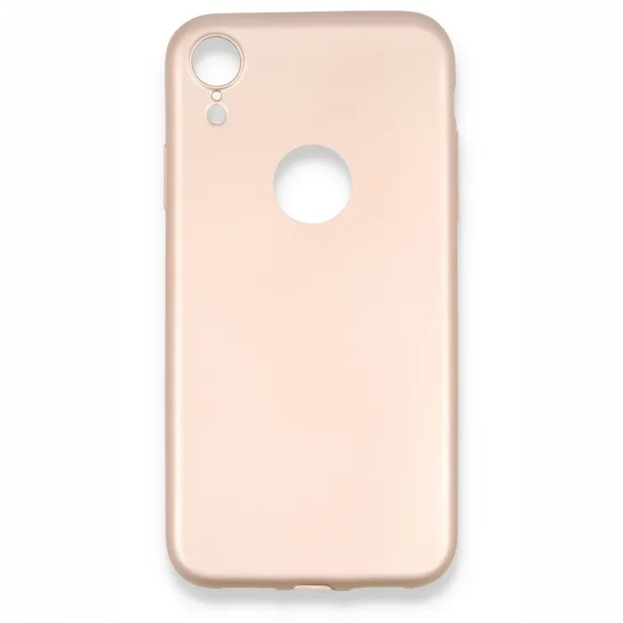 Newface iPhone XR Kılıf First Silikon - Rose Gold