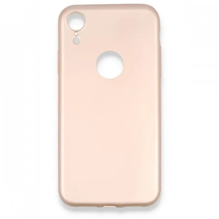 Newface iPhone XR Kılıf First Silikon - Rose Gold