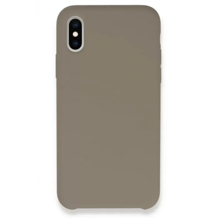 Newface iPhone XS Max Kılıf Lansman Legant Silikon - Bej