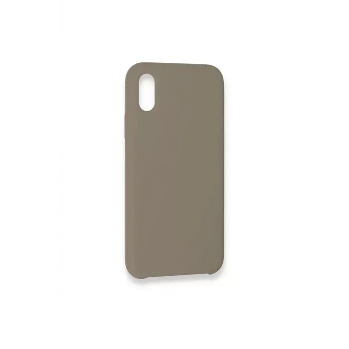 Newface iPhone XS Max Kılıf Lansman Legant Silikon - Bej