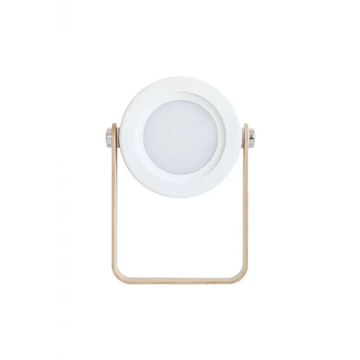 Newface JP-DLD Kamp Lambası Görünümlü Dekoratif Gece Lambası - Beyaz