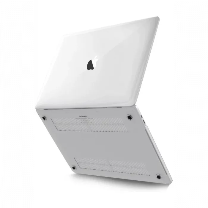 Newface Macbook Pro 13 2020 Macbook Buzlu Kapak - Şeffaf