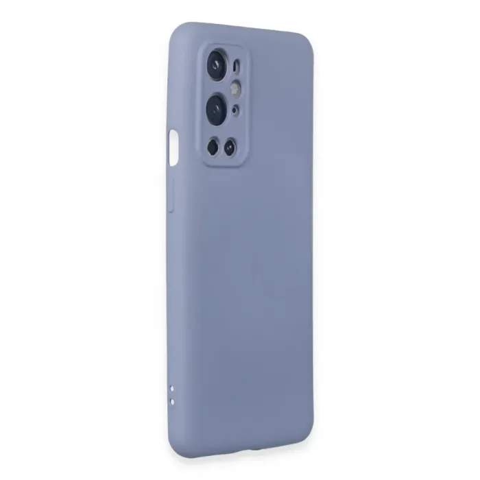 Newface One Plus 9 Pro Kılıf Nano içi Kadife Silikon - Mor