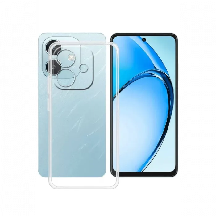 Newface Oppo A3 Kılıf Lüx Şeffaf Silikon