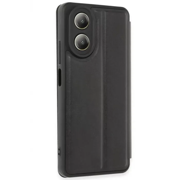 Newface Oppo A38 Kılıf Flip Cover - Siyah