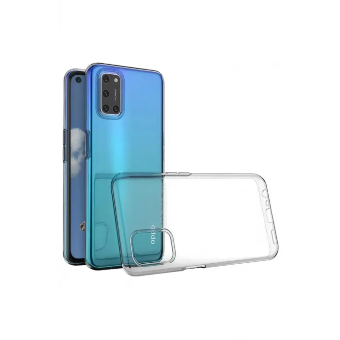 Newface Oppo A52 Kılıf Lüx Şeffaf Silikon