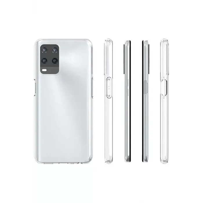 Newface Oppo A54 4G Kılıf Deluxe 2mm Şeffaf Silikon - Şeffaf