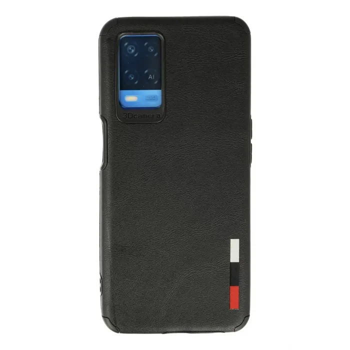 Newface Oppo A54 4G Kılıf Loop Deri Silikon - Siyah