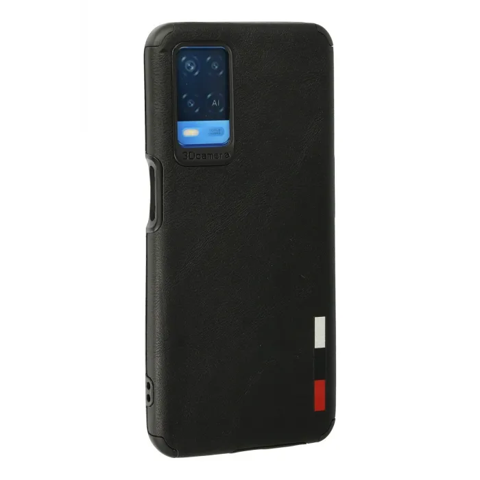 Newface Oppo A54 4G Kılıf Loop Deri Silikon - Siyah