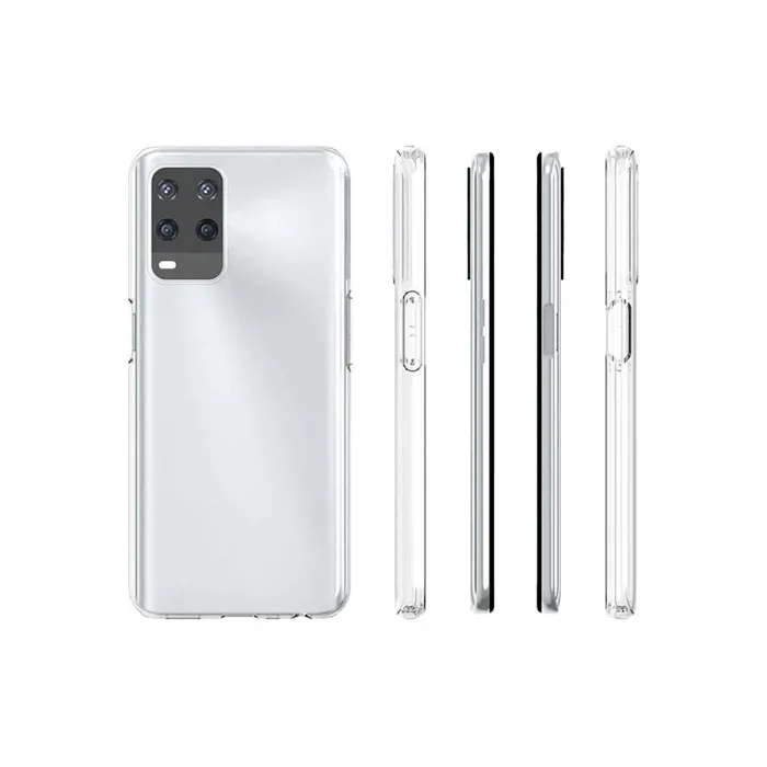 Newface Oppo A54 4G Kılıf Lüx Şeffaf Silikon