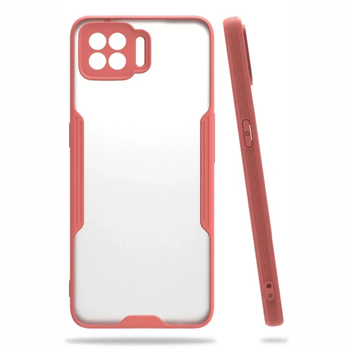 Newface Oppo A73 Kılıf Platin Silikon - Pembe