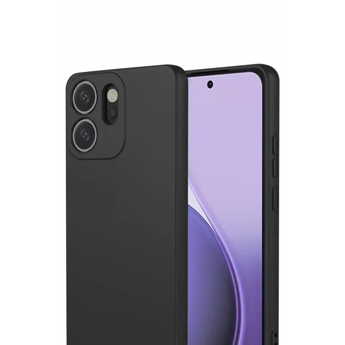 Newface Oppo Reno 14F First Silikon - Siyah