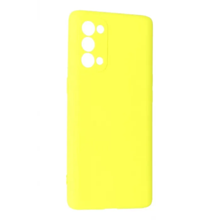 Newface Oppo Reno 5 Pro Kılıf First Silikon - Sarı