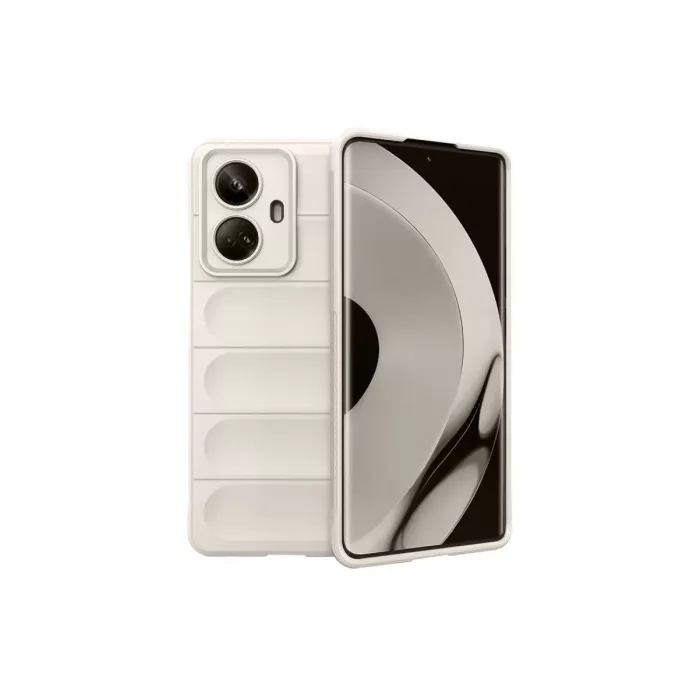 Newface Realme 10 Pro 5G Kılıf Optimum Silikon - Krem