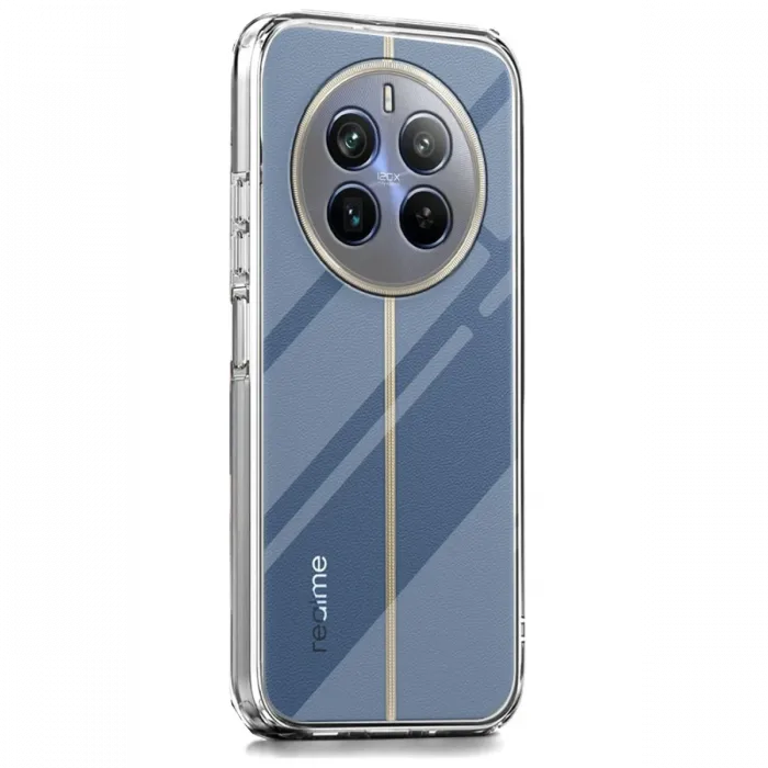 Newface Realme 12 Pro Plus Kılıf Lüx Şeffaf Silikon