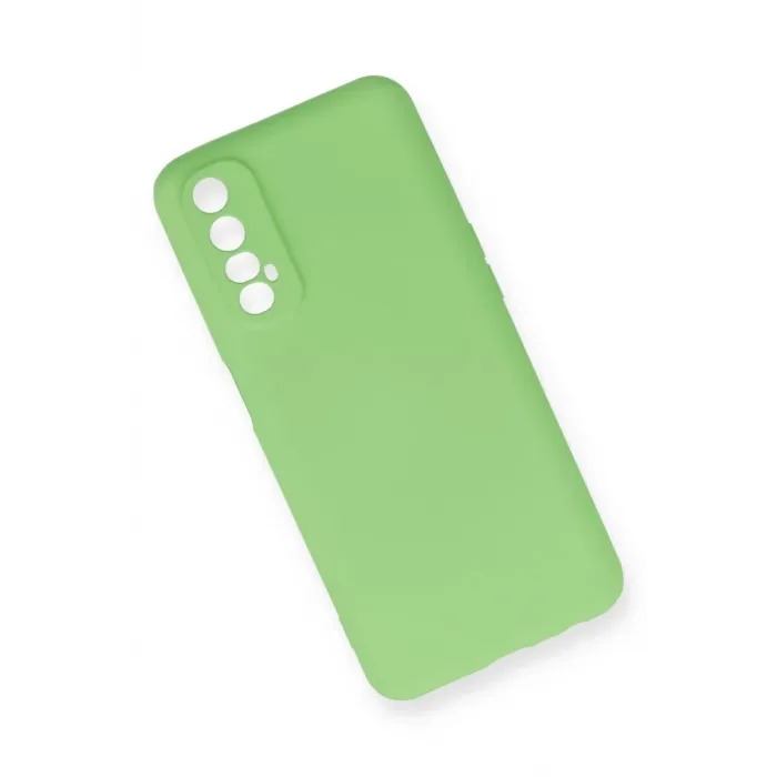 Newface Realme 7 Kılıf First Silikon - Yeşil
