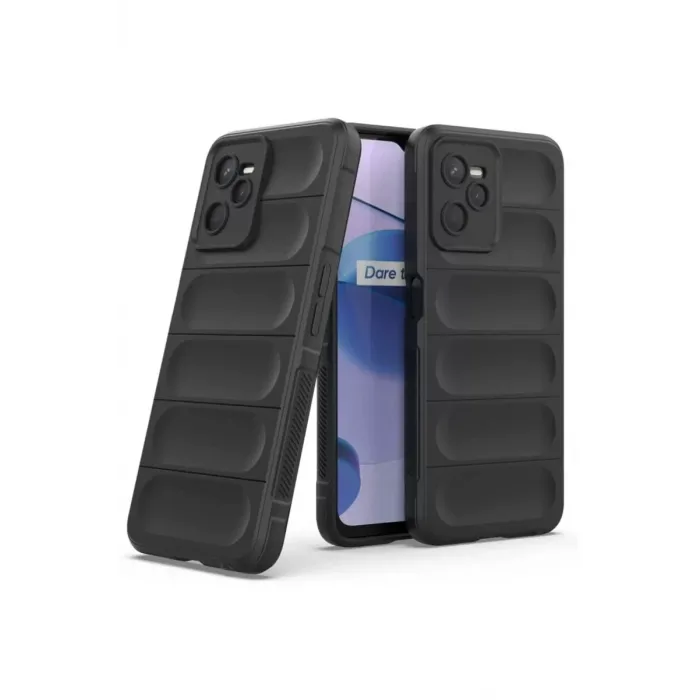 Newface Realme C35 Kılıf Optimum Silikon - Siyah