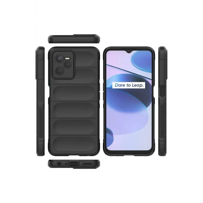 Newface Realme C35 Kılıf Optimum Silikon - Siyah