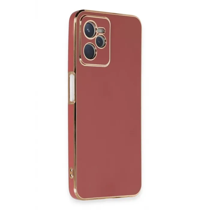 Newface Realme C35 Kılıf Volet Silikon - Kırmızı
