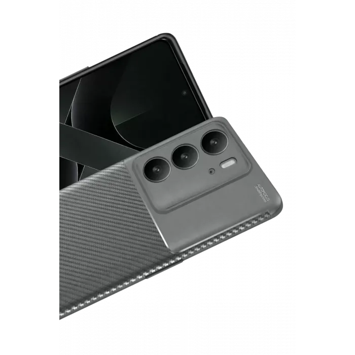 Newface Realme C75 4G Auto Focus Karbon Kapak - Gri