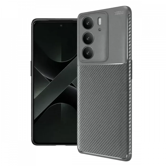 Newface Realme C75 4G Auto Focus Karbon Kapak - Gri