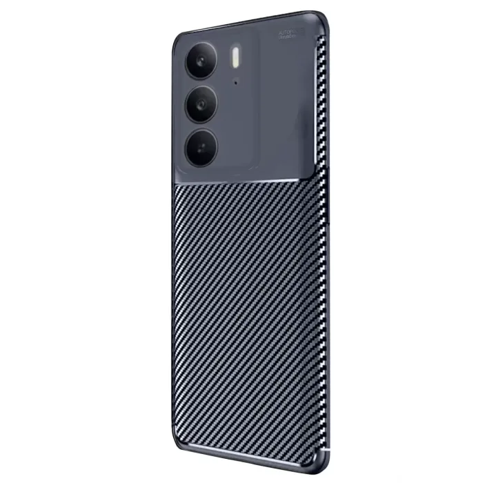 Newface Realme C75 4G Auto Focus Karbon Kapak - Lacivert