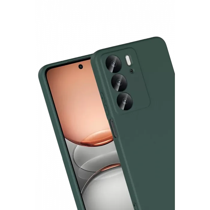 Newface Realme C75 4G First Silikon - Koyu Yeşil